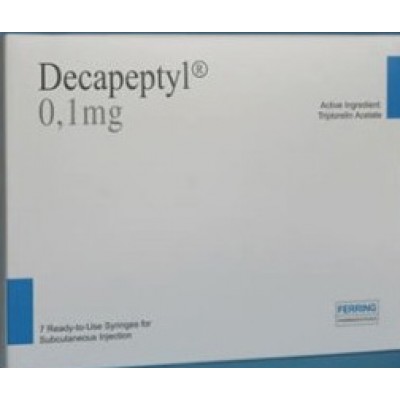 Фото препарата Декапептил Decapeptyl IVF 0.1mg/1ml 28шт.